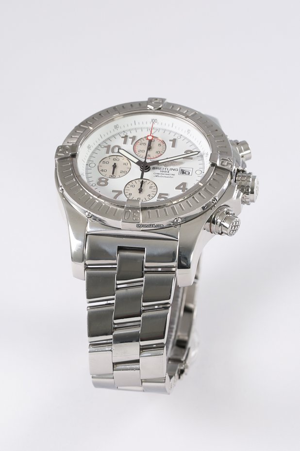 Breitling Super Avenger Mens watch Unisex Automatic Steel A1337011 A660 5