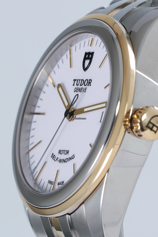Tudor Glamour Date Mens watch Unisex Automatic Gold Steel 55003 5