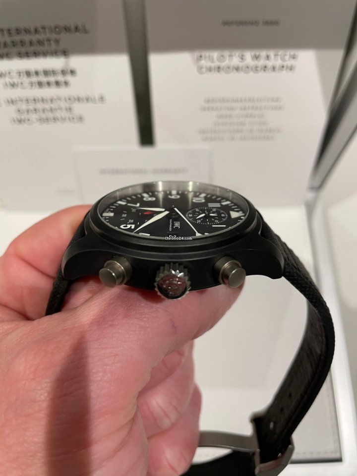 IWC Pilot Chronograph Top Gun Mens watch Unisex Automatic Ceramic IW389001 5