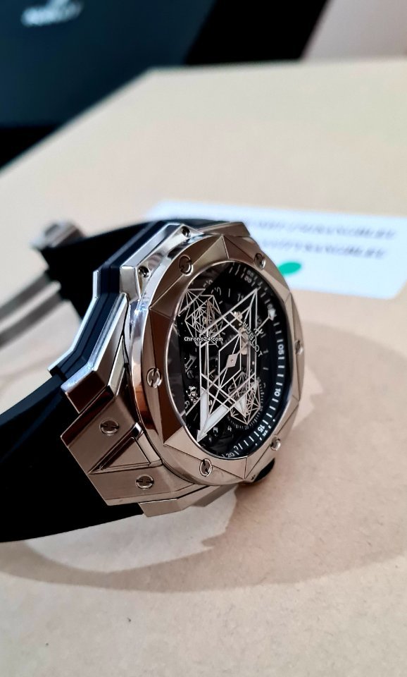 Hublot Big Bang Sang Bleu Mens watch Unisex Automatic Titanium 418.NX.1107.RX.MXM19 5