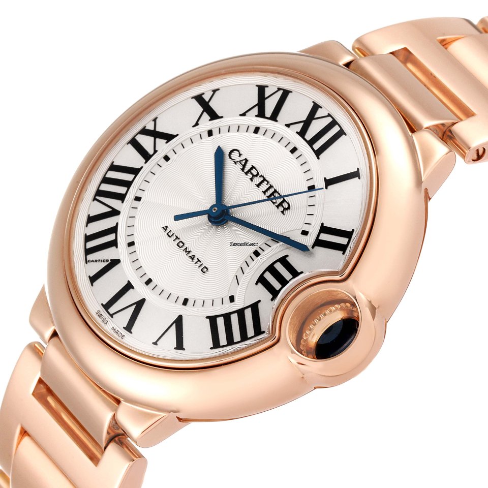 Cartier Ballon Bleu 36mm Womens watch Automatic Rose gold W69004Z2 5