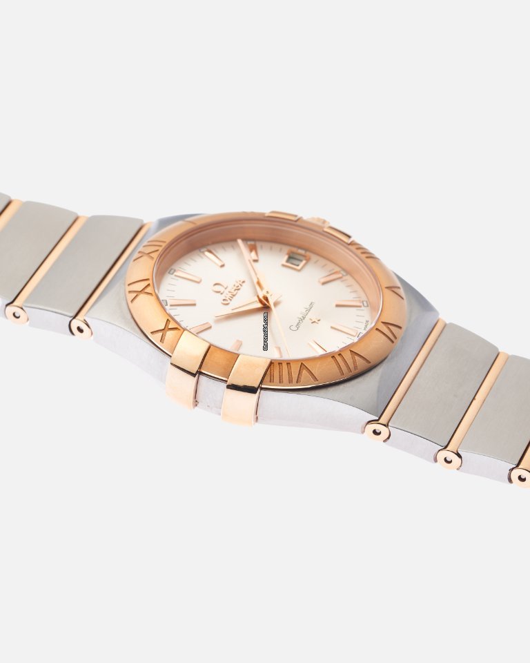 Omega Constellation Quartz Mens watch Unisex Quartz Gold Steel 123.20.35.60.02.001 5