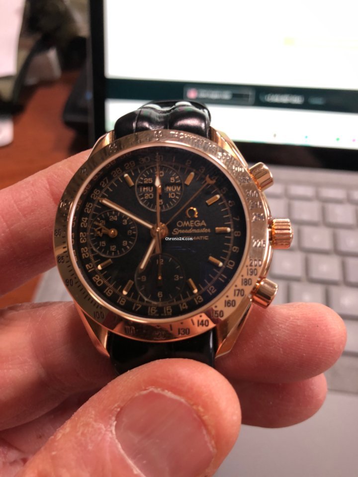 Omega Speedmaster Day Date Mens watch Unisex Automatic Rose gold 1750084 5