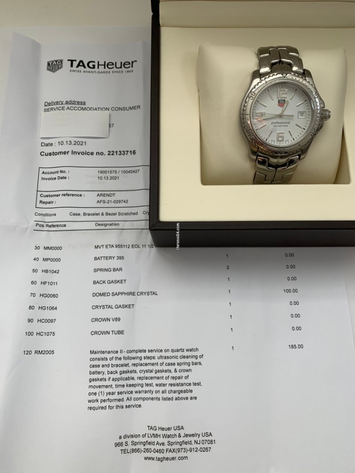 TAG Heuer Link Quartz Mens watch Unisex Quartz Steel TAG Heuer Link WT1114.BA0551 5