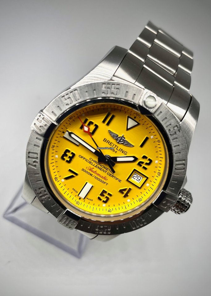 Breitling Avenger II Seawolf Mens watch Unisex Automatic Steel A1733110 5