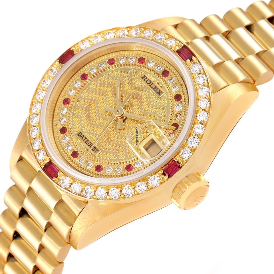 Rolex Lady-Datejust Womens watch Yellow gold Automatic 69068 5