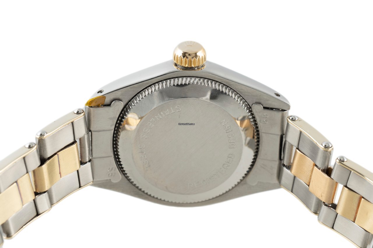 Rolex Oyster Perpetual 26 Womens watch Gold Steel Automatic 6718 5