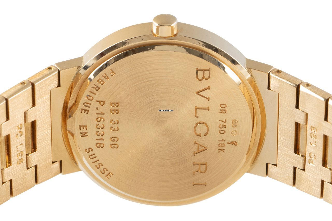 Bulgari Bulgari Mens watch Unisex Quartz Yellow gold BB33GG 5