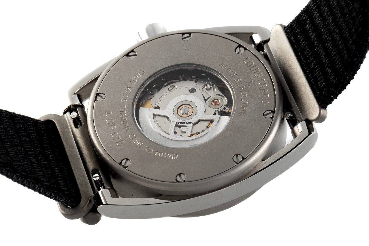 Alain Silberstein Mens watch Unisex Automatic Titanium 75357TT02 5