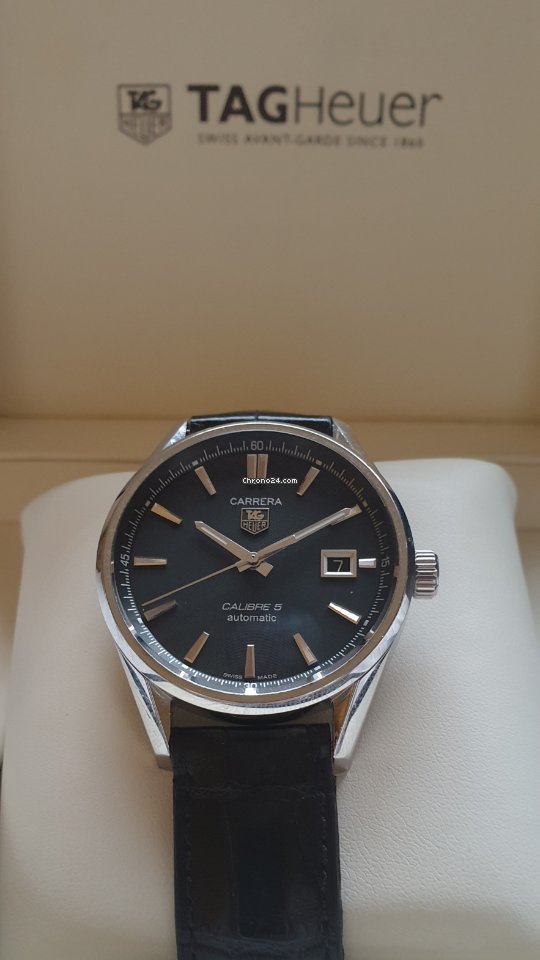 TAG Heuer Carrera Calibre 5 Mens watch Unisex Automatic Steel WAR211A.BA0782 5