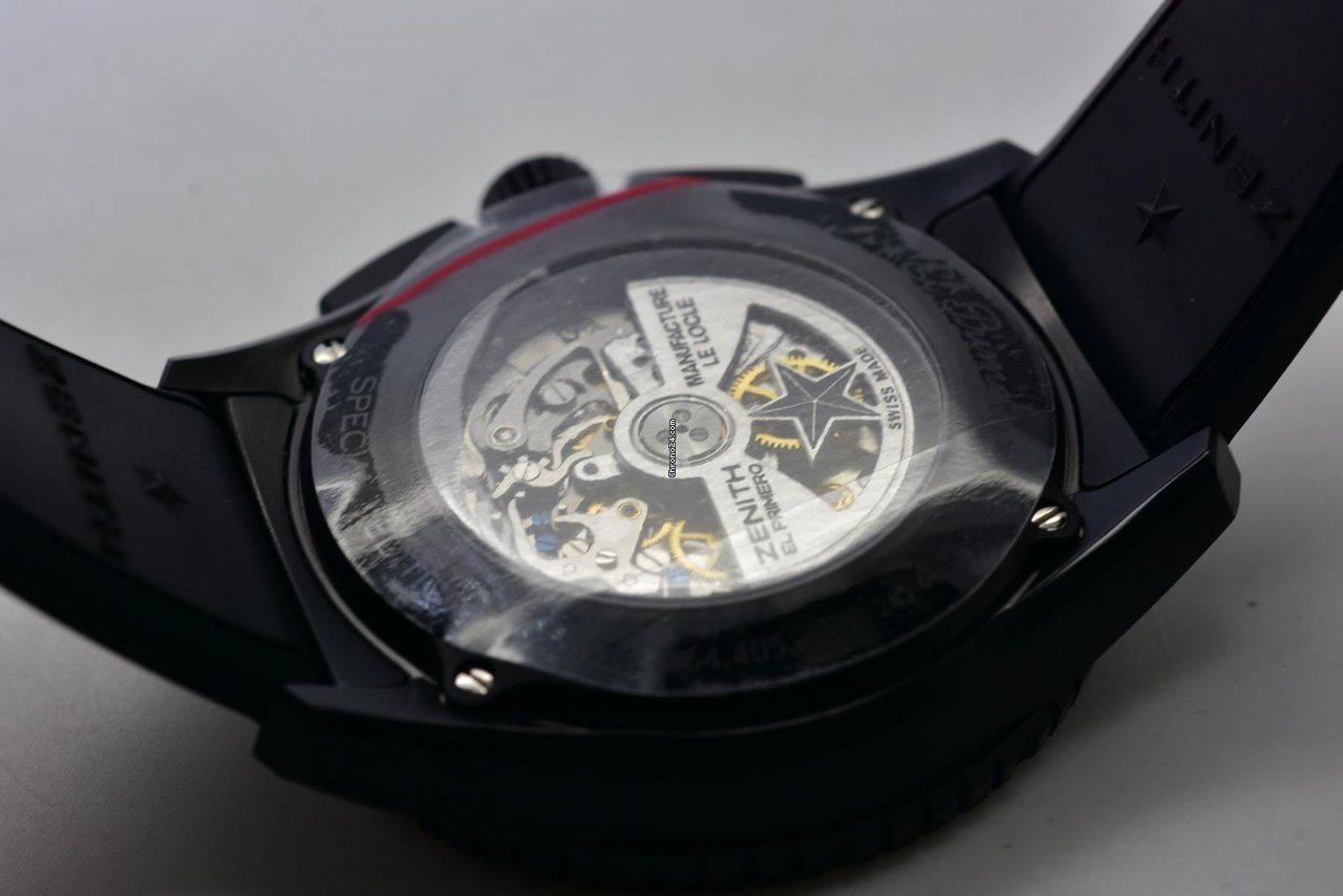 Zenith El Primero Stratos Flyback Mens watch Unisex Automatic Ceramic 24.2064.405 24.R517 5