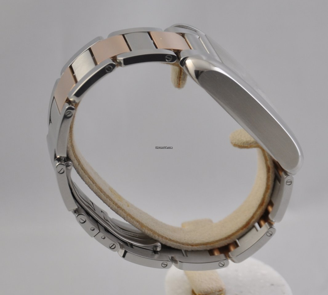 Cartier Tank Anglaise Mens watch Unisex Automatic Gold Steel w5310006 5