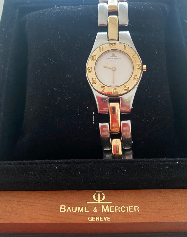 Baume & Mercier Linea Womens watch Quartz Gold Steel MV045203 5