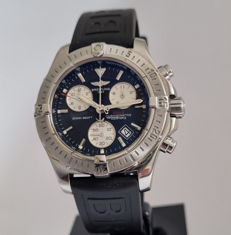 Breitling Colt Chronograph Mens watch Unisex Quartz Steel A73380 5