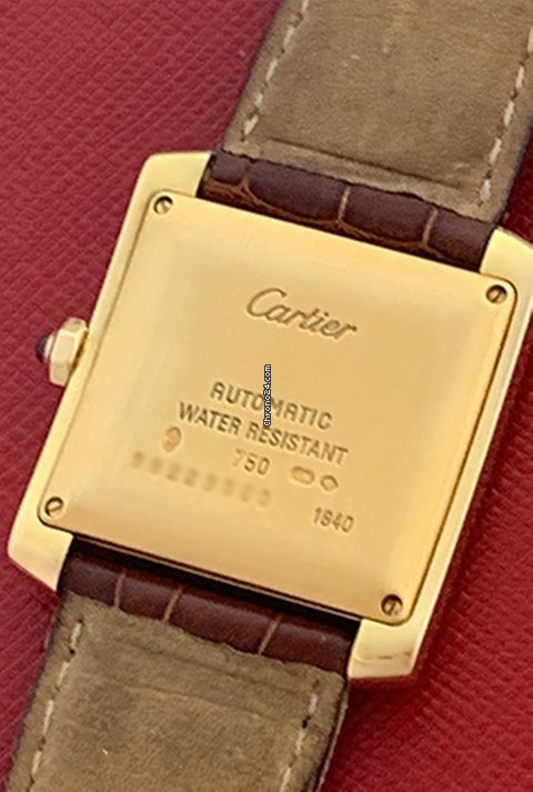 Cartier Tank Francaise Mens watch Unisex Automatic Yellow gold W5000156 5