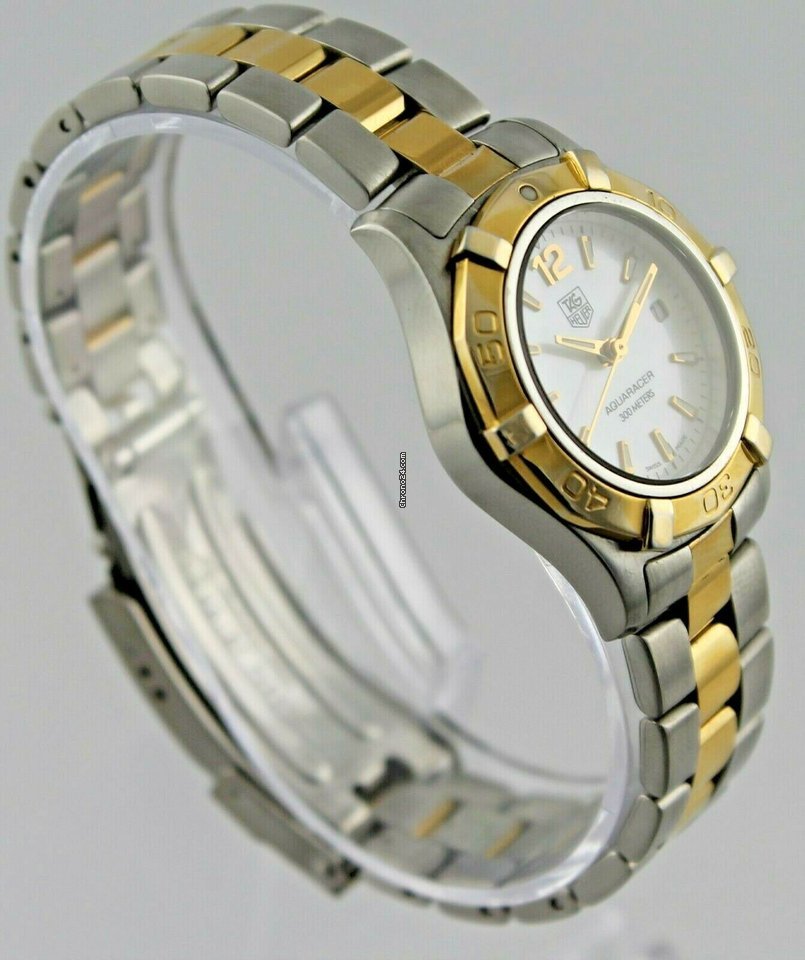 TAG Heuer Aquaracer Lady Quartz Gold Steel WAF1424.BB0814 5