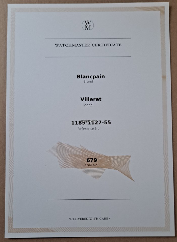 Blancpain Villeret Mens watch Unisex Automatic Steel 1185 5