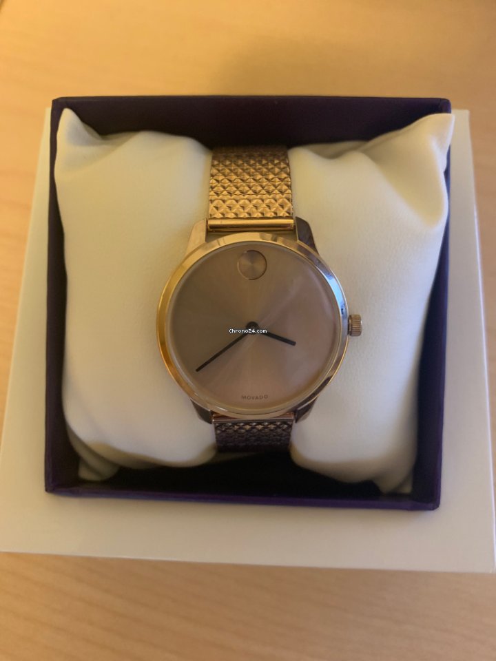 Movado Bold Mens watch Unisex Quartz Gold Steel 3600373 5