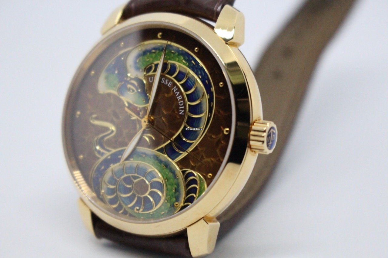 Ulysse Nardin Classico Mens watch Unisex Automatic Rose gold 8156 111 2 SNAKE 5