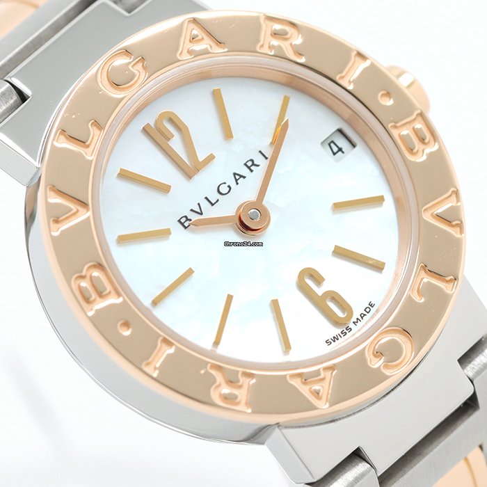 Bulgari Bulgari Quartz Gold Steel BBP23SG 5