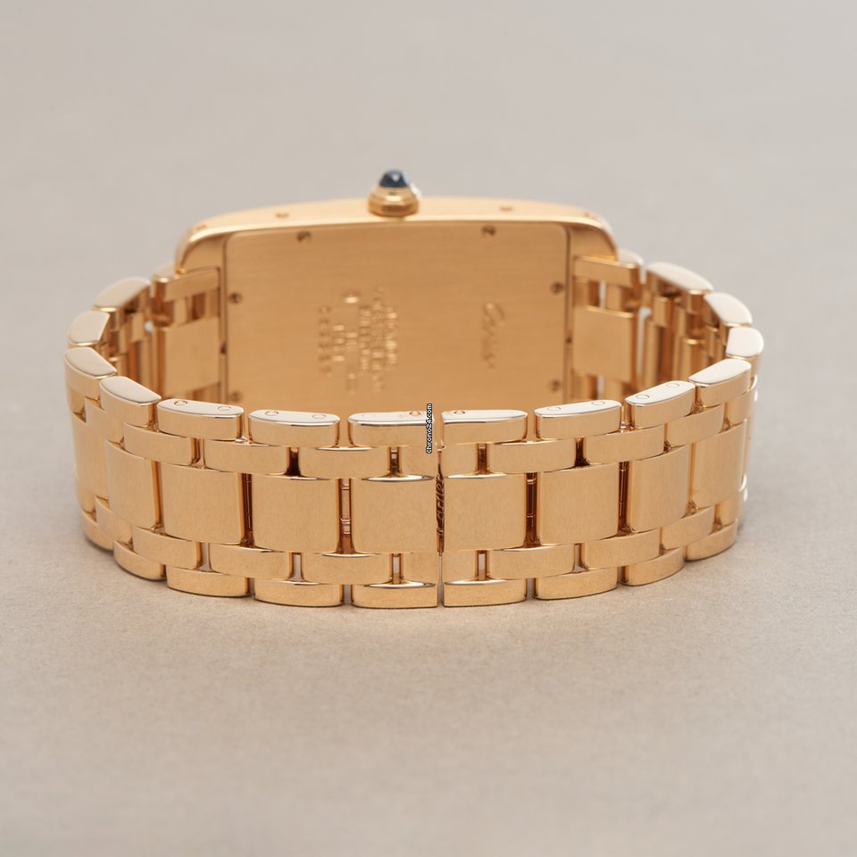 Cartier Tank Americaine Mens watch Unisex Manual winding Yellow gold 1735 5
