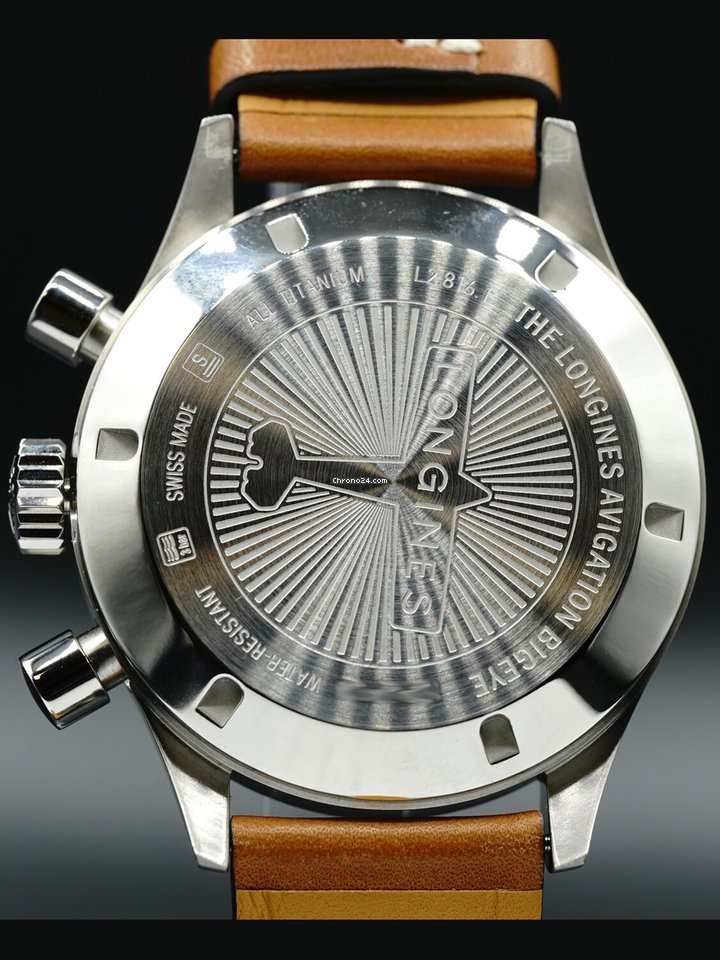 Longines Avigation Mens watch Unisex Automatic Titanium L2.816.19.32 5