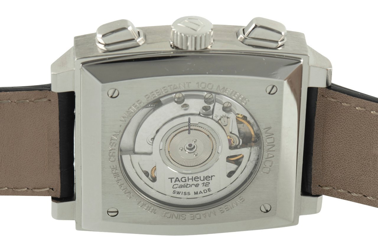 TAG Heuer Monaco Calibre 12 Mens watch Unisex Automatic Steel CAW2111 5