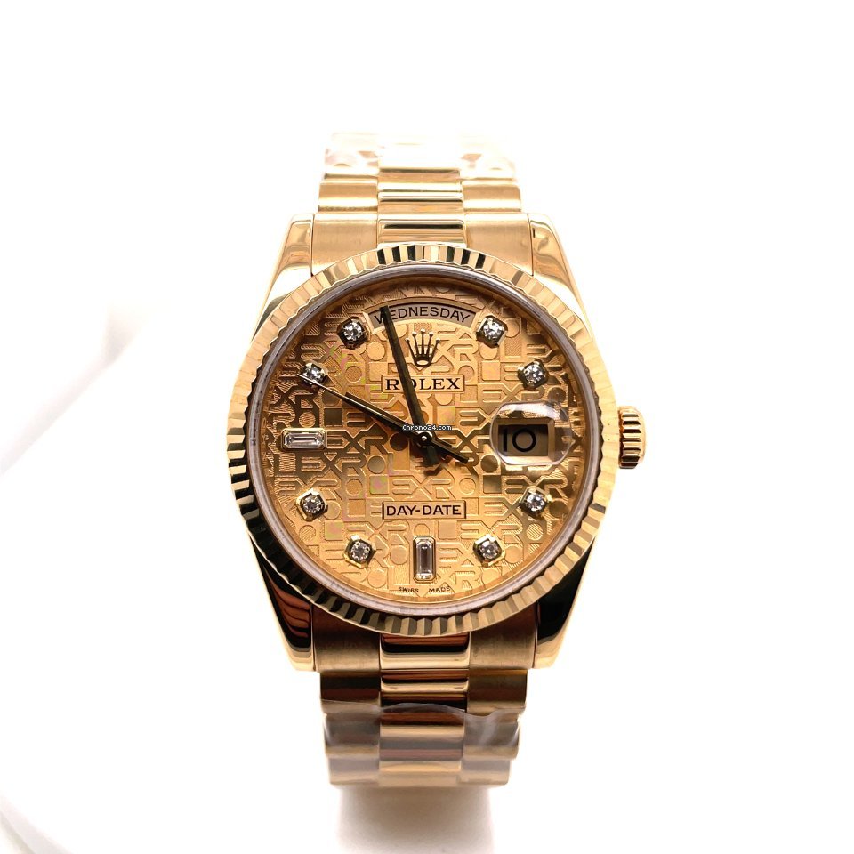 Rolex Day-Date 36 Mens watch Unisex Yellow gold Automatic 118338 5