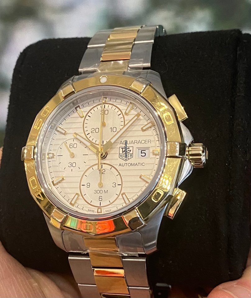 TAG Heuer Aquaracer Mens watch Unisex Automatic Gold Steel CAP2120.BB0834 5