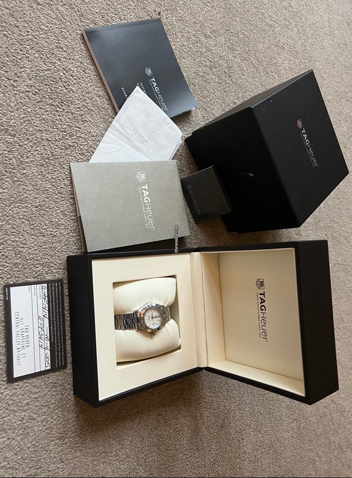TAG Heuer Aquaracer Lady Womens watch Quartz Steel WAF1414.BA0823 5