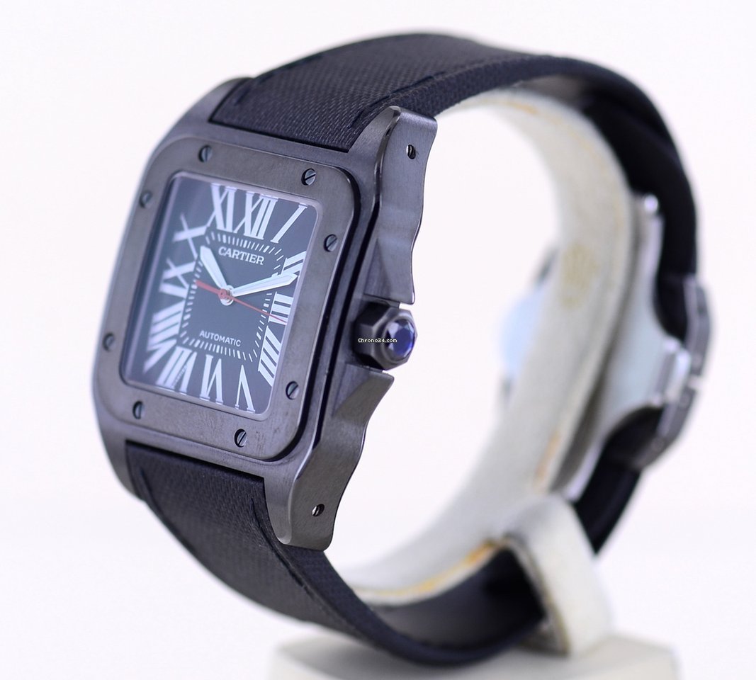 Cartier Santos 100 Mens watch Unisex Automatic Steel 3774  WSSA0006 5
