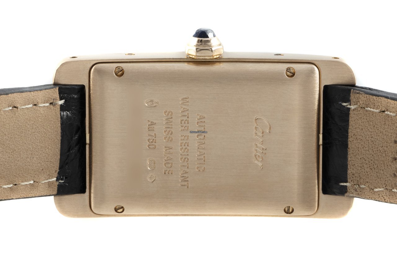 Cartier Tank Americaine Mens watch Unisex Automatic Red gold W2620030 5