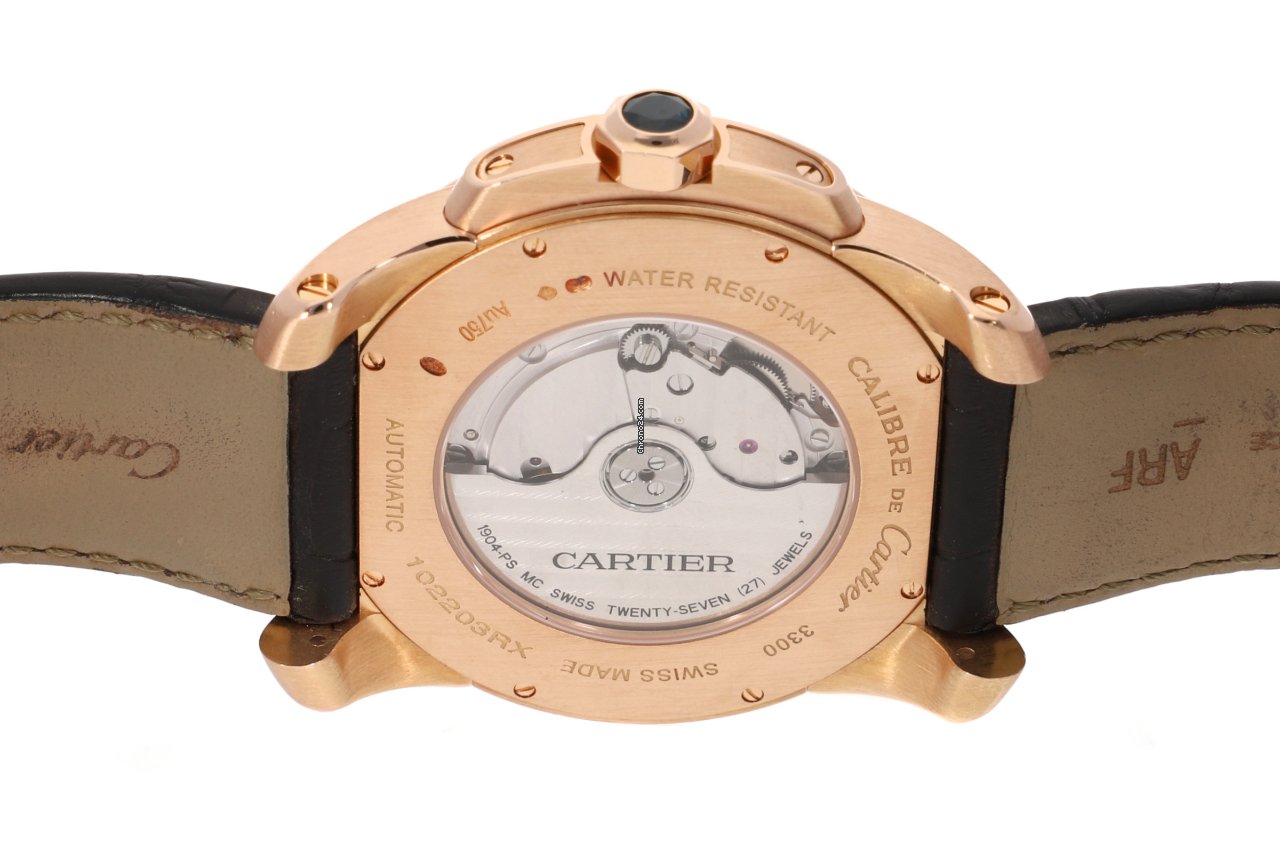 Cartier Calibre de Cartier Mens watch Unisex Automatic Red gold W7100007 5