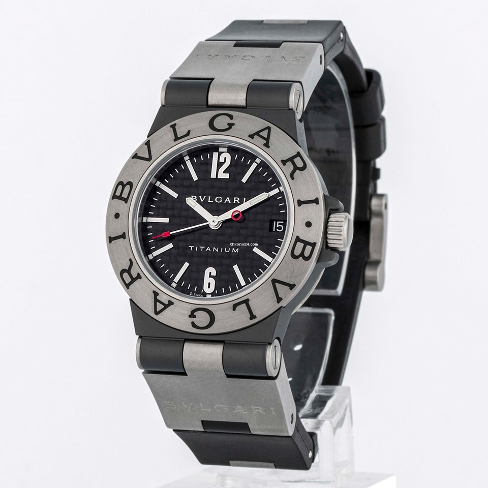 Bulgari Diagono Quartz Titanium TI 32 TA 5