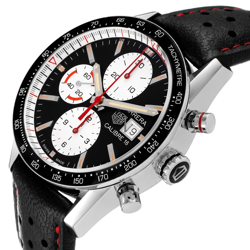 TAG Heuer Carrera Calibre 16 Mens watch Unisex Automatic Steel CV201AP.FC6429 5