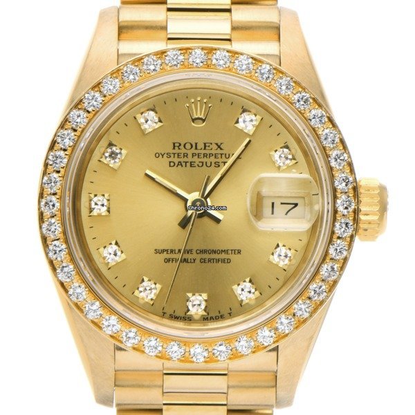 Rolex Lady-Datejust Womens watch Yellow gold Automatic 69138G 5