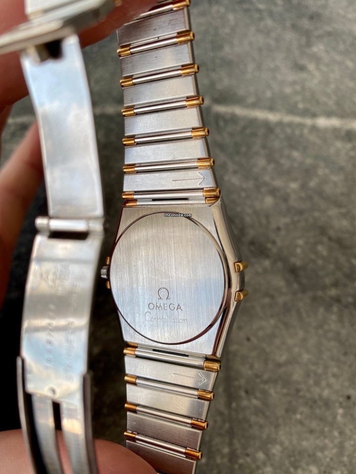 Omega Constellation Mens watch Unisex Quartz Gold Steel 1448 431 5