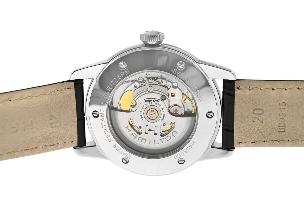 Hamilton Railroad Mens watch Unisex Automatic Steel H40555781 5