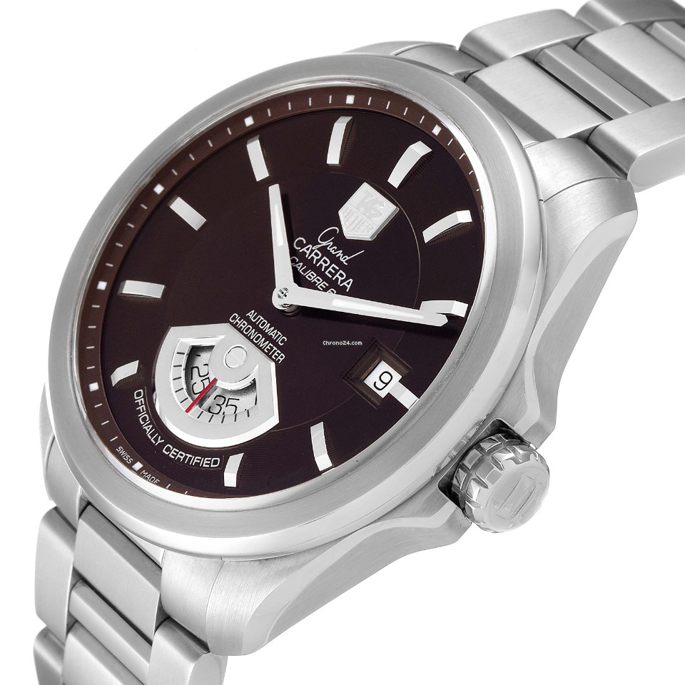 TAG Heuer Grand Carrera Mens watch Unisex Automatic Steel WAV511C.BA0900 5
