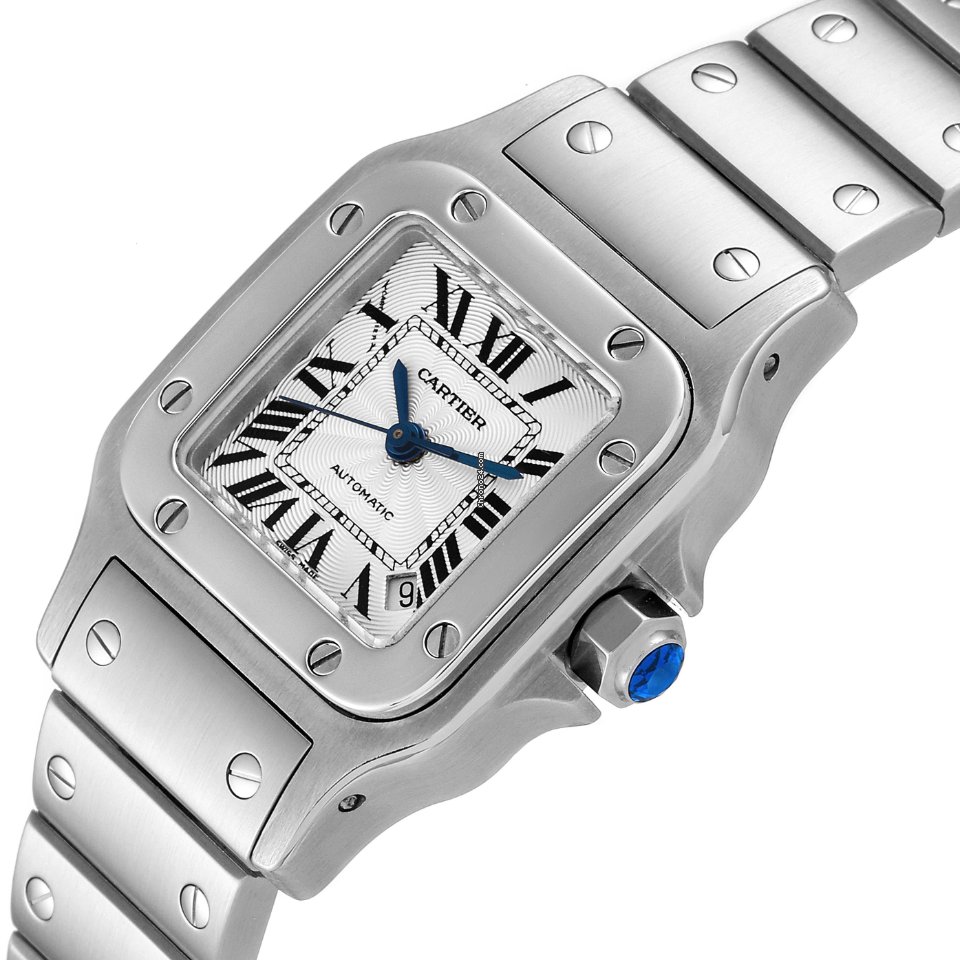 Cartier Santos Galbee Womens watch Automatic Steel W20044D6 5