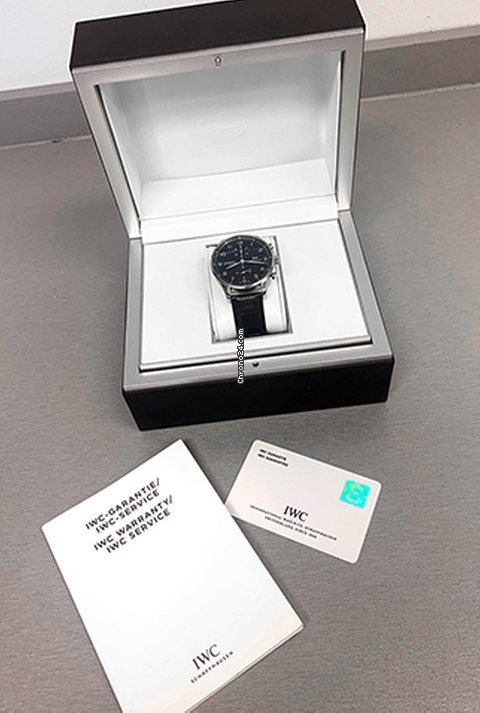 IWC Portuguese Chronograph Mens watch Unisex Automatic Steel IW3714-47 5