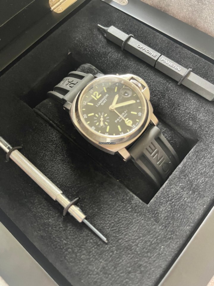 Panerai Luminor GMT Automatic Mens watch Unisex Automatic Steel PAM 00244 5