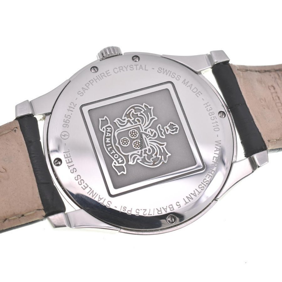 Hamilton Jazzmaster Thinline Mens watch Unisex Quartz Steel H385110 5