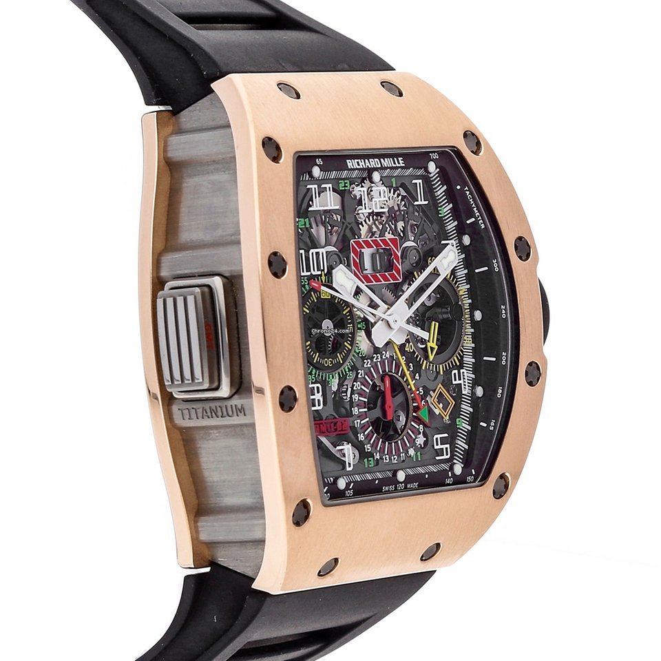 Richard Mille RM 011 Mens watch Unisex Automatic Rose gold RM 11-02 5