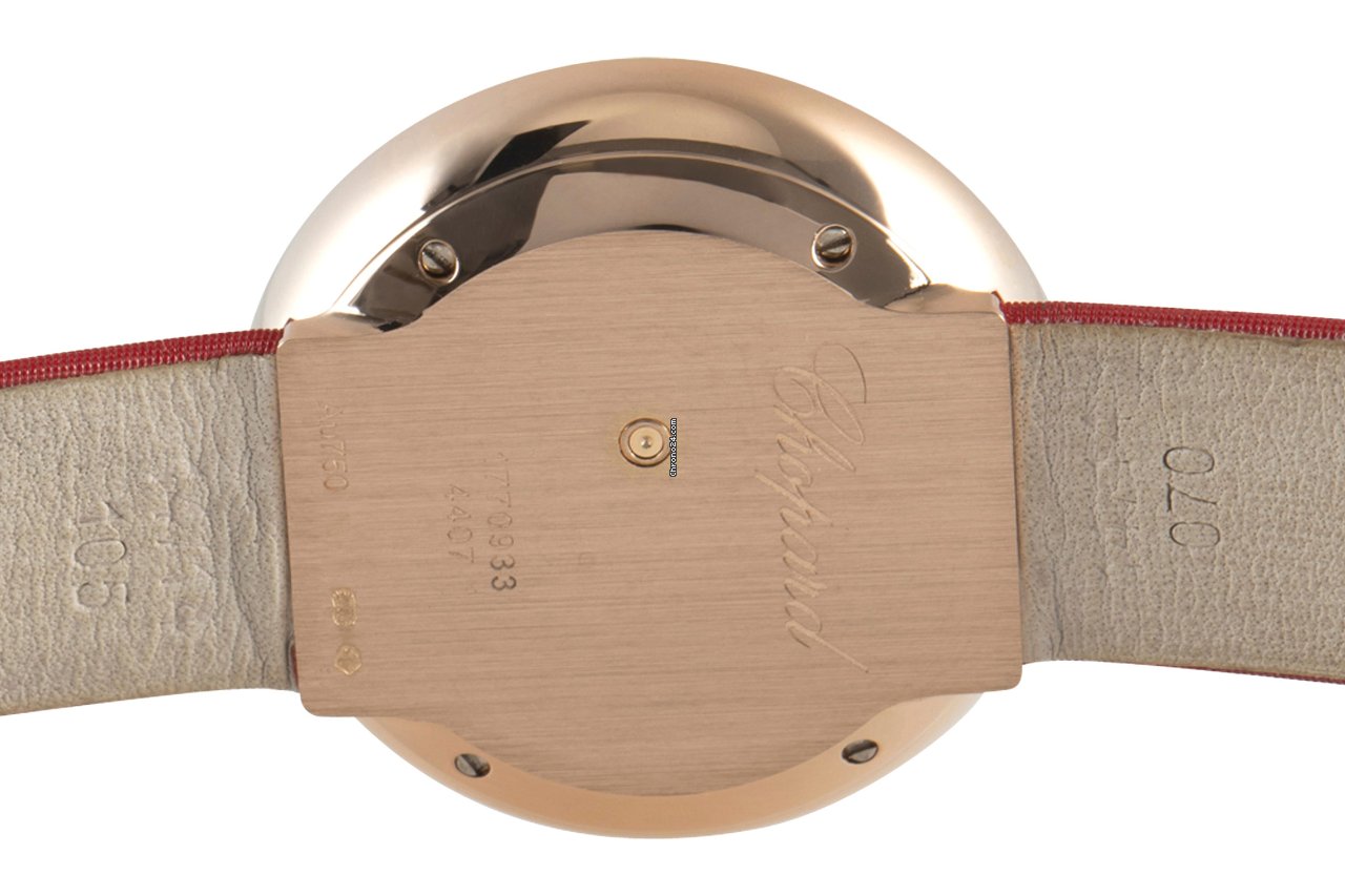 Chopard Happy Diamonds Womens watch Quartz Red gold 4407 5