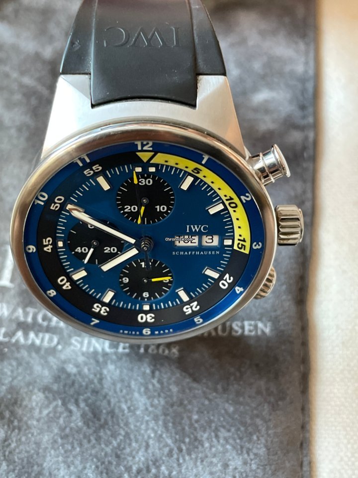 IWC Aquatimer Chronograph Mens watch Unisex Automatic Steel IW378203 5