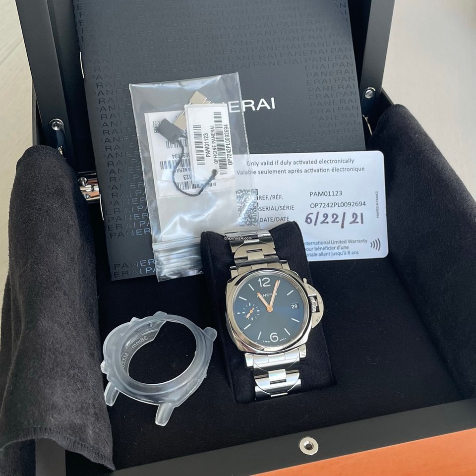 Panerai Mens watch Unisex Automatic Steel PAM 01123 5