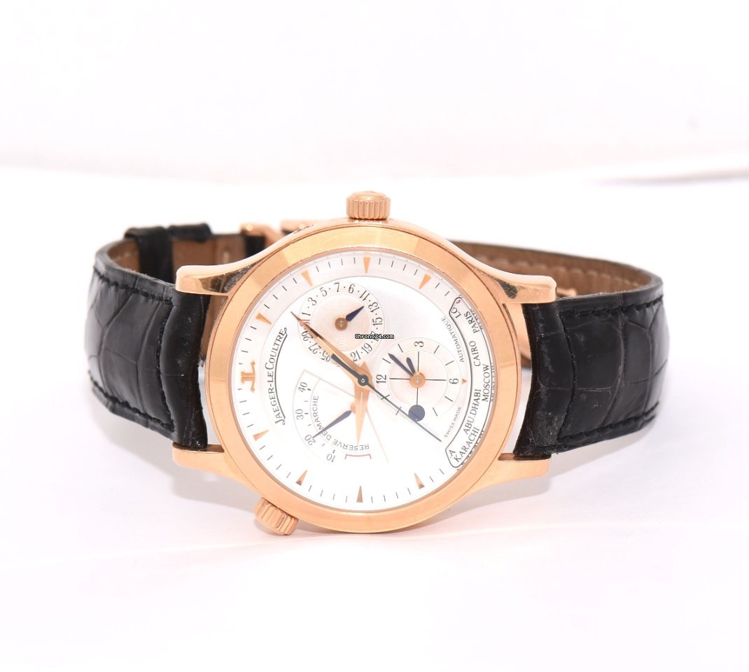 Jaeger-LeCoultre Master Geographic Mens watch Unisex Automatic Red gold 142.2.92 5