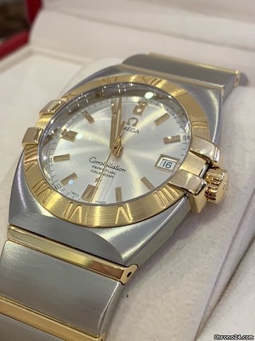 Omega Constellation Double Eagle Gold Steel 12113000 5