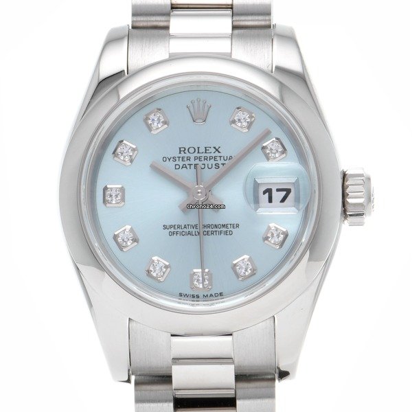 Rolex Lady-Datejust Womens watch Platinum Automatic 179166G 5